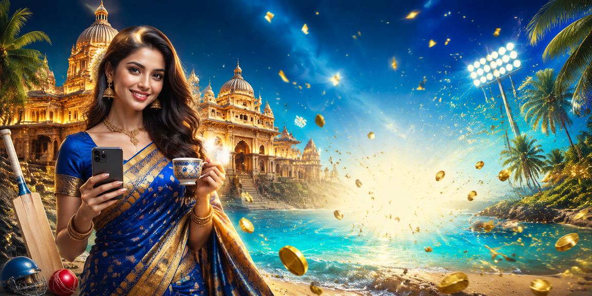 বাংলাদেশি নারী শাড়ি পরে ক্রিকেট বেটিং পেজ দেখছেন