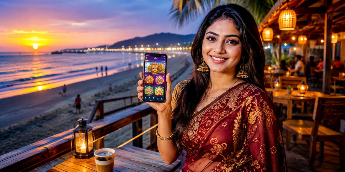 চট্টগ্রামের সমুদ্র সৈকতে মোবাইলে ক্যাসিনো খেলছেন একজন ব্যবহারকারী